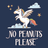 No Peanuts Please  Unicorn Theme For Peanut Allergy Kids Men Denim Jacket | Artistshot