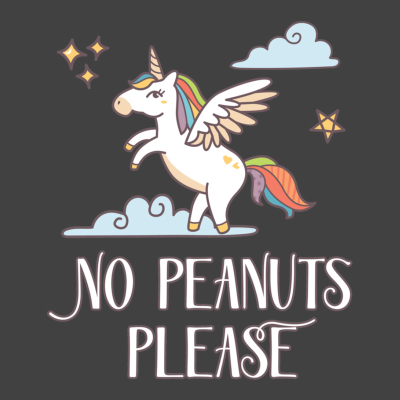 No Peanuts Please  Unicorn Theme For Peanut Allergy Kids Vintage T-shirt | Artistshot