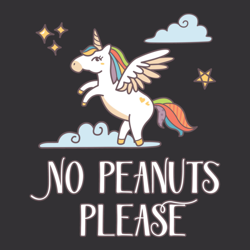 No Peanuts Please  Unicorn Theme For Peanut Allergy Kids Vintage Hoodie And Short Set | Artistshot