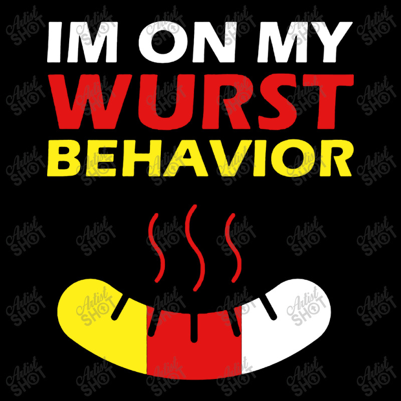 Oktoberfest I'm On My Wurst Behavior Zipper Hoodie by Barbara Store | Artistshot