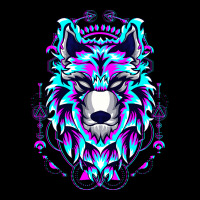 Wolf Geometric Youth Zipper Hoodie | Artistshot