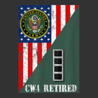 Retired Army Chief Warrant Officer Four Cw4 Half Rank & Flag Baby Bodysuit | Artistshot