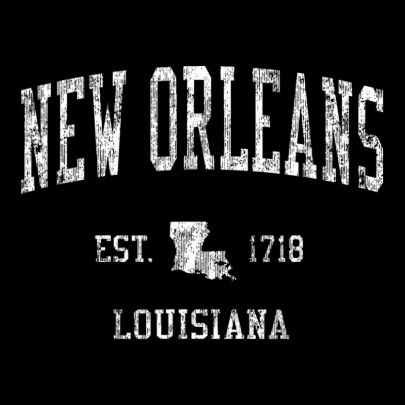 New Orleans Louisiana La Vintage Sports Adjustable Cap | Artistshot