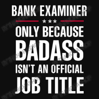 Bank Examiner Because Badass Isn't A Job Title Bridal Gift Crop Top | Artistshot