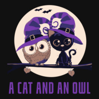 A Cat And An Owl Funny Pet Owner Cute Cutie Catowl Or Owlcat 1 Graphic T-shirt | Artistshot