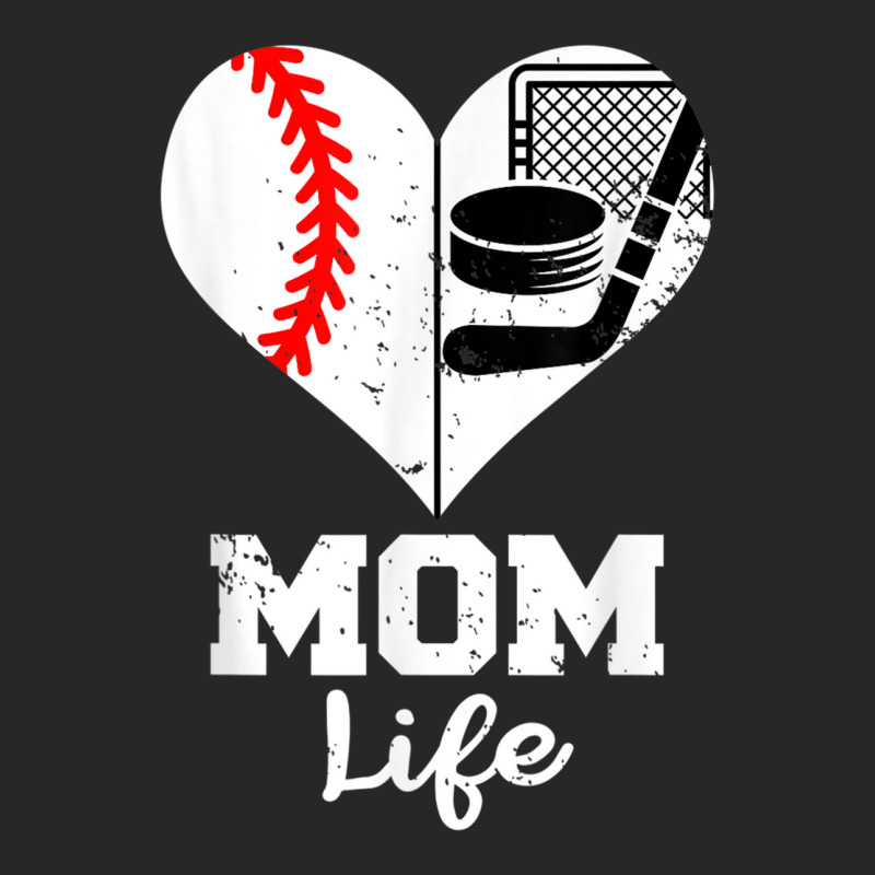 Mom Life Heart Funny Baseball Hockey Mom Men's T-shirt Pajama Set | Artistshot