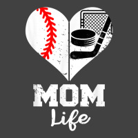 Mom Life Heart Funny Baseball Hockey Mom Vintage T-shirt | Artistshot