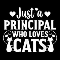 Just A Principle Who Loves Cat Lover Kitten Owner T Shirt Youth Hoodie | Artistshot