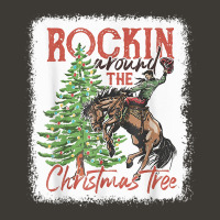 Rocking Around The Christmas Tree Christmas Cowboy Horse T Shirt Bucket Hat | Artistshot