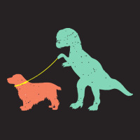 Cocker Spaniel T  Shirtfunny Cocker Spaniel Dinosaur Cute Cocker Spani Vintage Cap | Artistshot