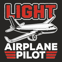 Light Airplane Pilot Private Small Airplane Aircraft Premium Ladies Fitted T-shirt | Artistshot