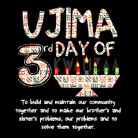 Kwanzaa Seven Principles Ujima 3 Rd Day Of Kwanzaa Kids T Shirt Zipper Hoodie | Artistshot