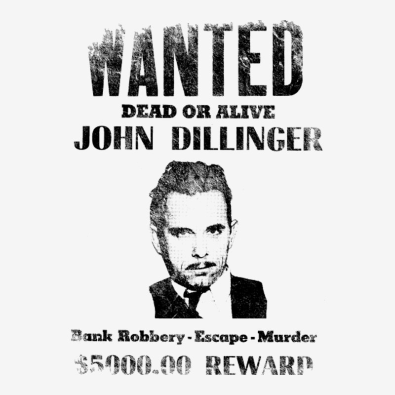 Wanted Poster John Dillinger Distressed Adjustable Cap | Artistshot