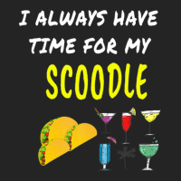 Funny I Have Time Scoodle Tacos Wine Drinks Dog Puppy 3/4 Sleeve Shirt | Artistshot