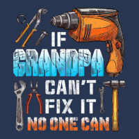 Mens If Grandpa Can't Fix It No One Can Love Father Day Men Denim Jacket | Artistshot