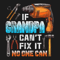 Mens If Grandpa Can't Fix It No One Can Love Father Day Hoodie & Jogger Set | Artistshot