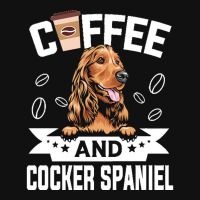 Dog Lover Gifts T  Shirt Coffee And Cocker Spaniel Dog Design For Dog Baby Beanies | Artistshot