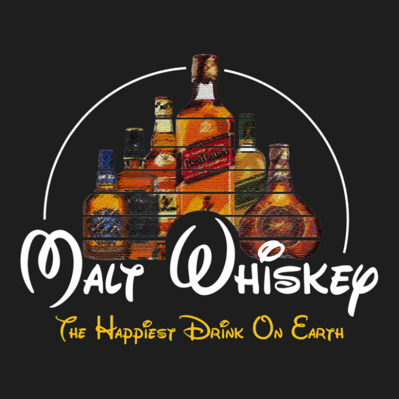 Malt Whiskey Happiest Drink Funny Pun Parody Classic T-shirt | Artistshot