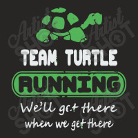 Funny Running Fitness Shirt, Team Turtle Ladies Fitted T-shirt | Artistshot