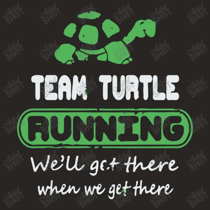 Funny Running Fitness Shirt, Team Turtle Ladies Fitted T-Shirt by ton1 | Artistshot