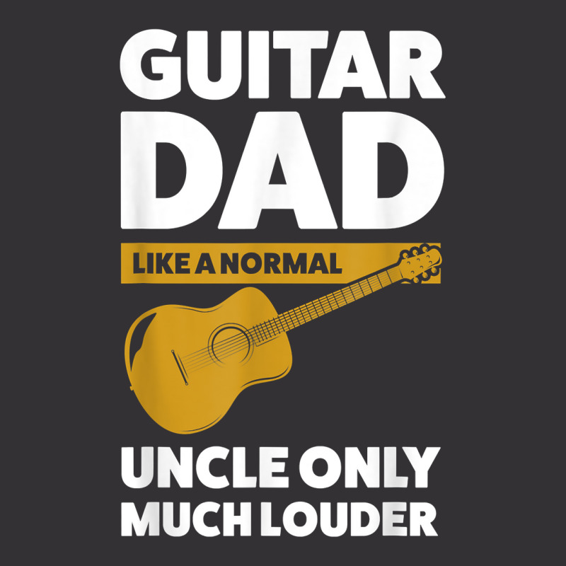 Mens Guitar Dad Like A Normal Guitar String Instrument T Shirt Vintage Hoodie | Artistshot