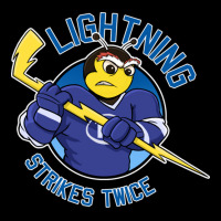 Lightning Strikes Twice Hockey Champions Thunderbug  Gift Adjustable Cap | Artistshot