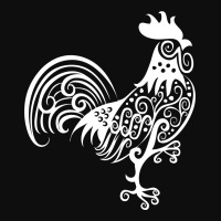 Rooster Pattern Ornament Crop Top | Artistshot