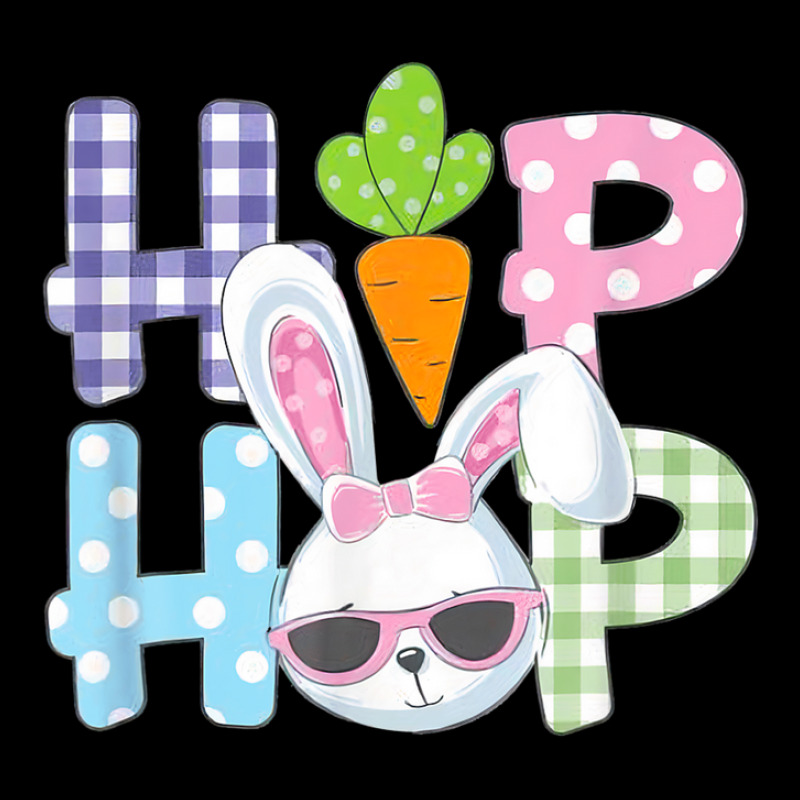 Easter Shirt Girls Hip Hop Plaid Polkadot Bunny V-neck Tee | Artistshot