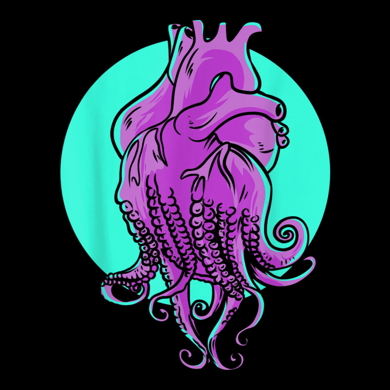 Octopus Tentacles Anatomical Heart Cardiologist Heart Expert Pocket T-Shirt by AbeaJuanje | Artistshot