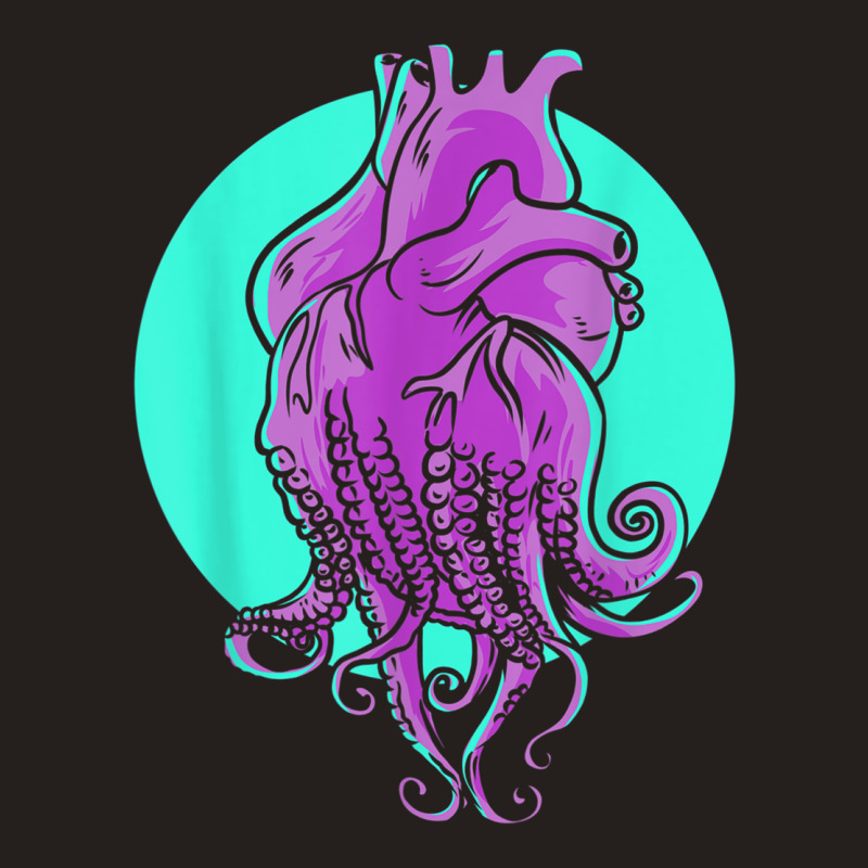 Octopus Tentacles Anatomical Heart Cardiologist Heart Expert Tank Top by AbeaJuanje | Artistshot