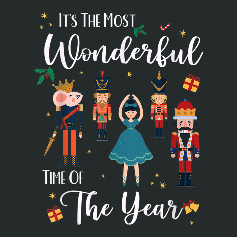 Its The Most Wonderful Time Of The Year Nutcracker Squad Women's Triblend Scoop T-shirt by MelanieKathleen | Artistshot