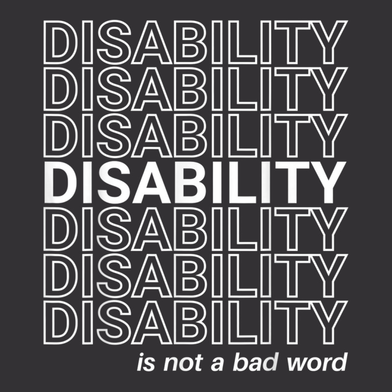 Disability Is Not A Bad Word, Happy Disability Pride Month Vintage Short by CarolinePascua | Artistshot