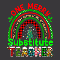 One Merry Substitute Teacher Rainbow Buffalo Plaid Xmas Tree T Shirt Ladies Curvy T-shirt | Artistshot