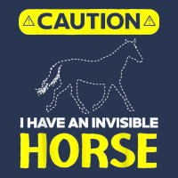 I Have An Invisible Horse Horseback Riding Equestrian Ladies Denim Jacket | Artistshot