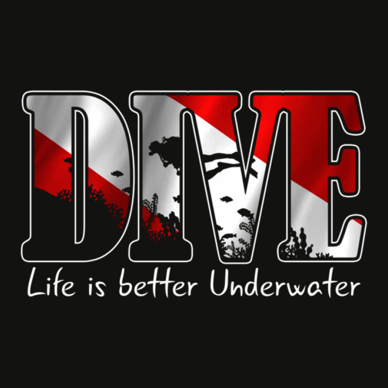 Scuba Diving ~ Life Is Better Underwater Scorecard Crop Tee by JuanNunez | Artistshot