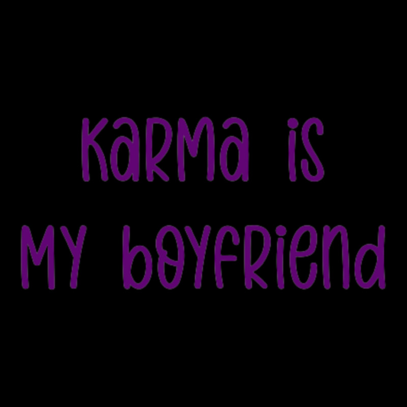 Karma Bf Lyrics Purple Women's V-Neck T-Shirt by josephzindel | Artistshot