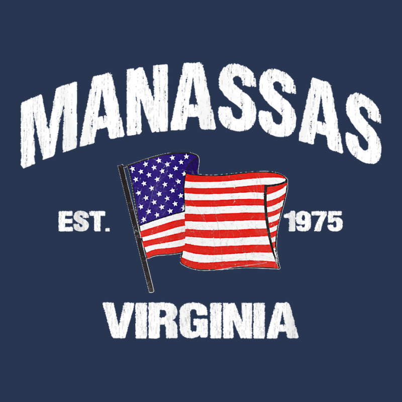 Manassas Virginia Va Usa Stars & Stripes Vintage Style Ladies Denim Jacket by MarlonChristopherMoyer | Artistshot