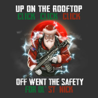 Up On The Rooftop Click Off Went The Safety Santa Anti Biden Long Slee Baby Bodysuit | Artistshot