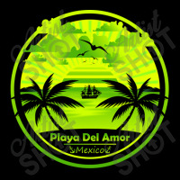 Playa Del Amor Beach Mexico Palm Trees Sunset Summer For Fleece Short | Artistshot