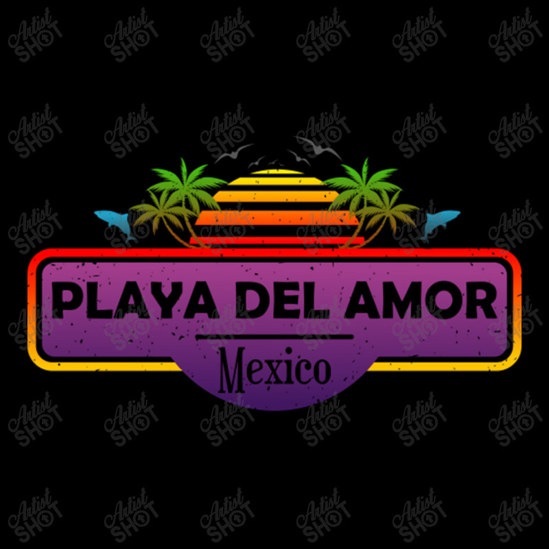 Playa Del Amor Beach Mexico Palm Trees Sunset Summer Gift Gift Long Sleeve Shirts by EdieTiffany | Artistshot