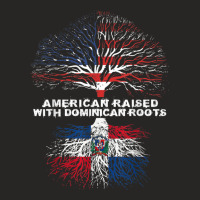 American Raised With Dominican Roots Republic Ladies Fitted T-shirt | Artistshot