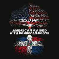 American Raised With Dominican Roots Republic Scorecard Crop Tee | Artistshot