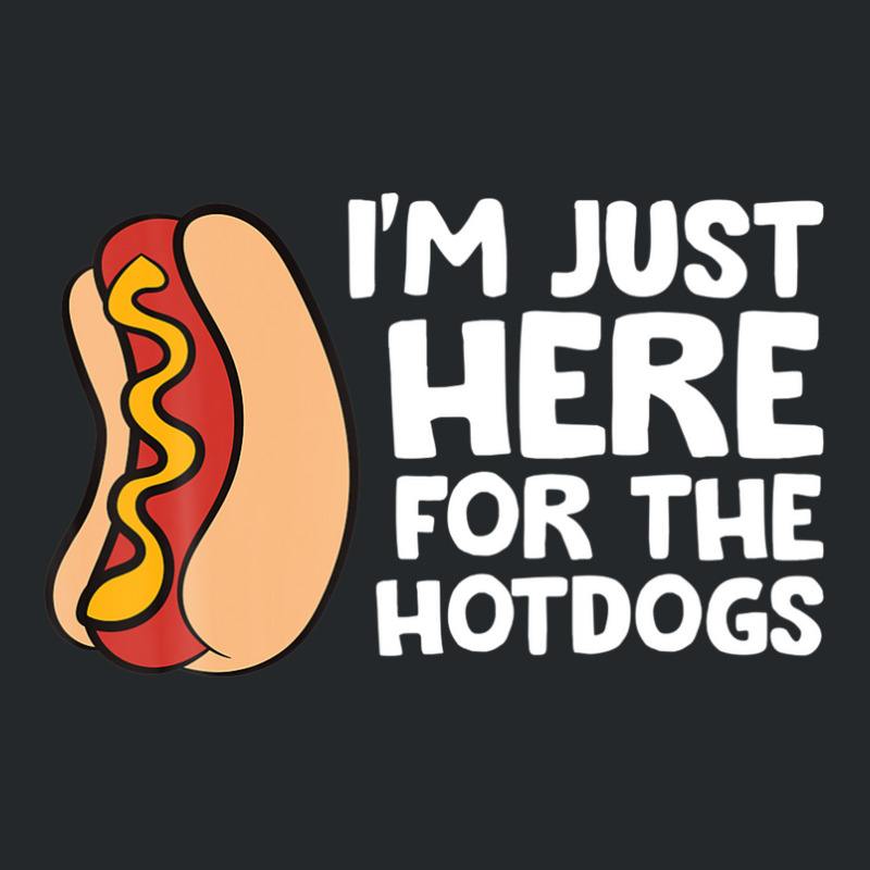 I'm Just Here For The Hotdogs Fast Food Hot Dog Crewneck Sweatshirt | Artistshot