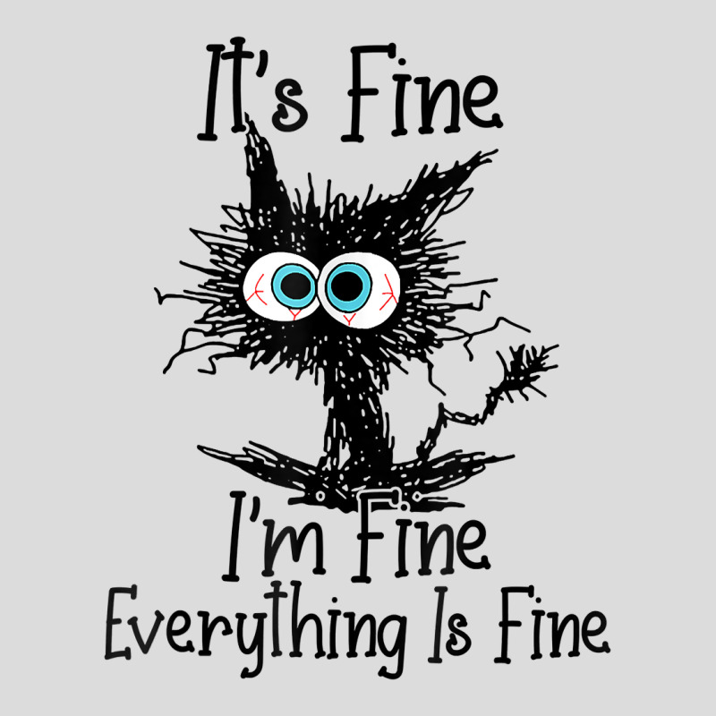 It's Fine I'm Fine Everything Is Fine Funny Cat T Shirt Men's Polo Shirt | Artistshot