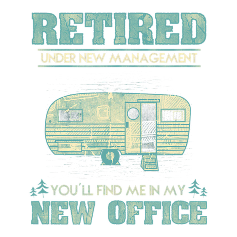 Retirement Camping Rv Caravan Retiree New Office V-Neck Tee by Elisaclothing | Artistshot