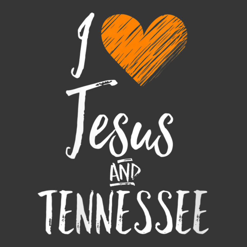 Womens I Love Jesus And Tennessee Shirt Orange Heart Cute Fan Gift V-n Toddler Hoodie by AmberAThompson | Artistshot