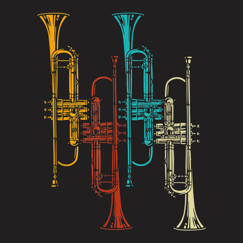 Retro Jazz Music Trumpeter Gifts Trumpet T-shirt | Artistshot