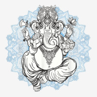 Hindu Elephant God Ganesha Oriental India Henna Tee Adjustable Cap | Artistshot