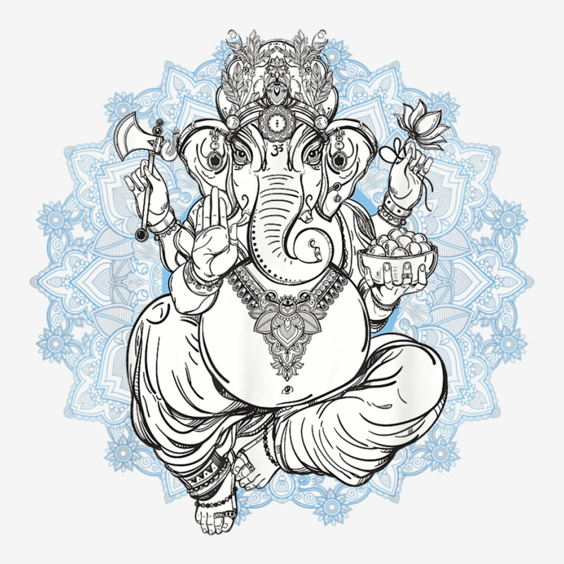 Hindu Elephant God Ganesha Oriental India Henna Tee Adjustable Cap | Artistshot