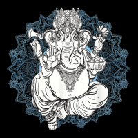 Hindu Elephant God Ganesha Oriental India Henna Tee Kids Cap | Artistshot